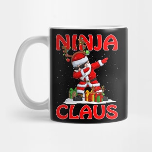 Ninja Santa Claus Reindeer Christmas Matching Costume Mug